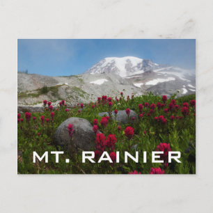 Nationalpark Rainier, Berg Rainier 1 Postkarte