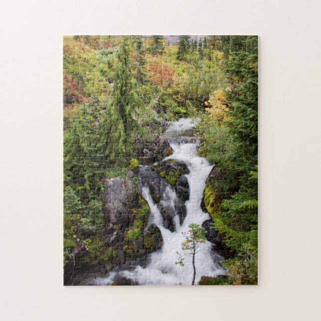 Nationalpark Rainier, Herbststrom Puzzle (Vertikal)