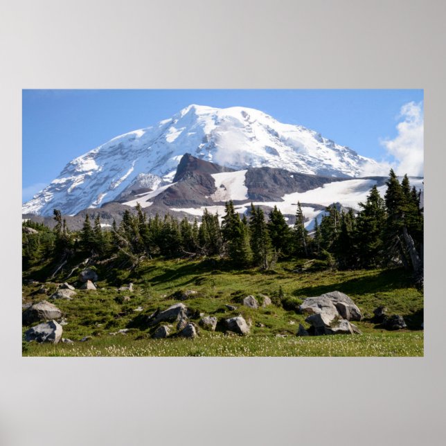 Nationalpark Rainier, WA. Spray Park Poster (Vorne)
