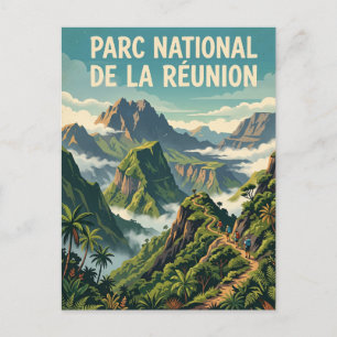 Nationalpark Réunion Frankreich Postkarte