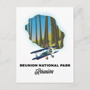 Nationalpark Réunion Postkarte