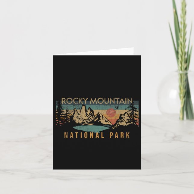 Nationalpark Rocky Mountains 1 Karte (Vorderseite)