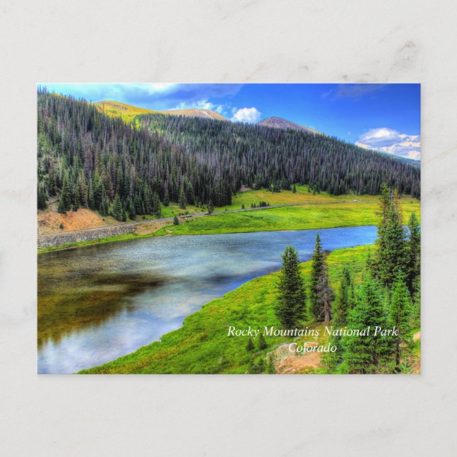 Nationalpark Rocky Mountains, Colorado, Postkarte (Vorderseite)