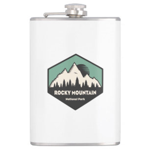 Nationalpark Rocky Mountains Flachmann