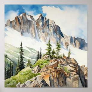 Nationalpark Rocky Mountains Poster