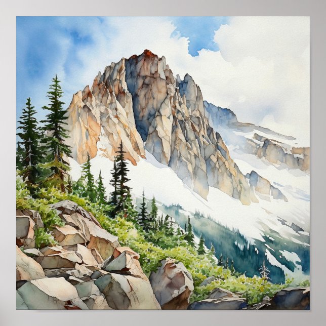 Nationalpark Rocky Mountains Poster (Vorne)