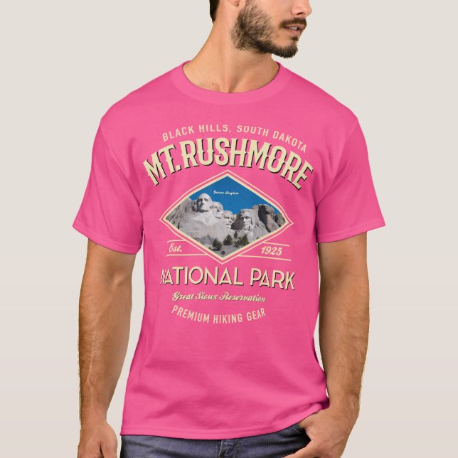 Nationalpark Rushmore 2 T-Shirt (Vorderseite)
