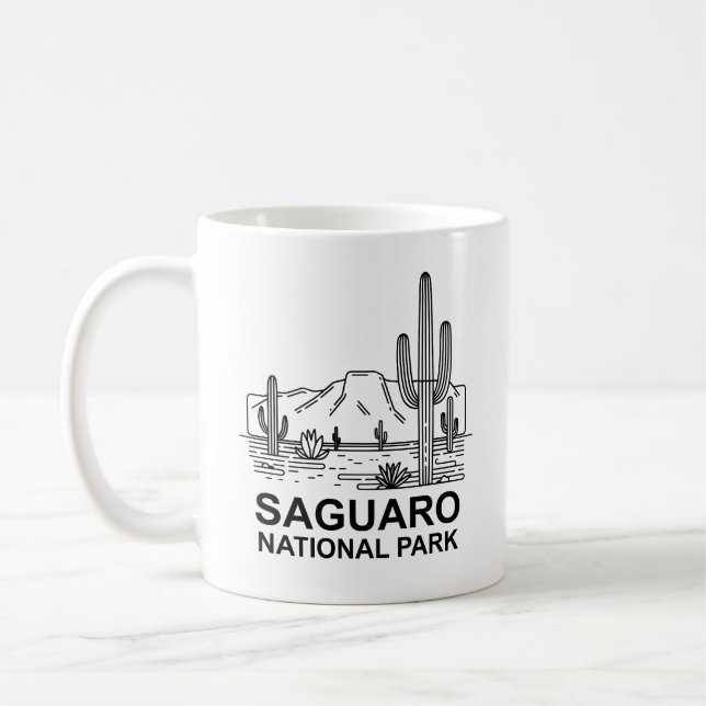Nationalpark Saguaro Nationalpark California Kaffeetasse (Links)