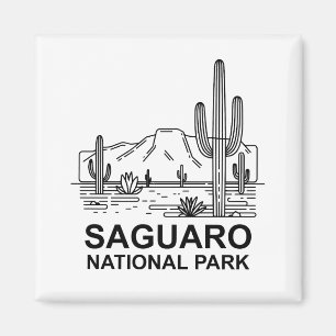 Nationalpark Saguaro Nationalpark California Magnet