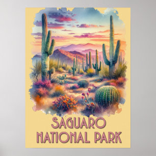 Nationalpark Saguaro Poster