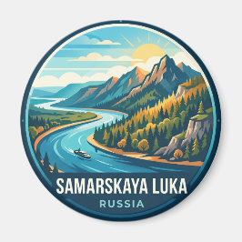 Nationalpark Samarskaya Luka Russland Magnet