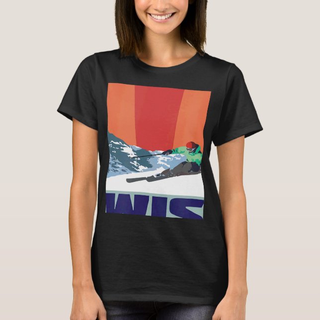 Nationalpark Schweiz Engadin T-Shirt (Vorderseite)