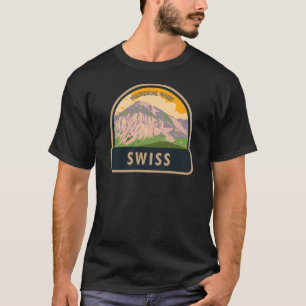 Nationalpark Schweiz Vintag T-Shirt