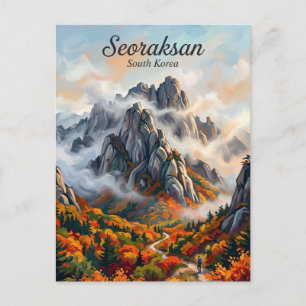 Nationalpark Seoraksan Südkorea Postkarte