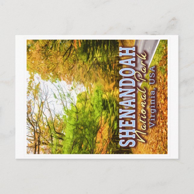 NATIONALPARK SHENANDOAH - VIRGINIEN VEREINIGTE STA POSTKARTE (Vorderseite)
