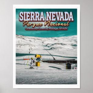 NATIONALPARK SIERRA NEVADA - ANDALUSIEN - SPANIEN POSTER