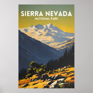 Nationalpark Sierra Nevada Poster