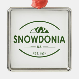 Nationalpark Snowdonia Ornament Aus Metall