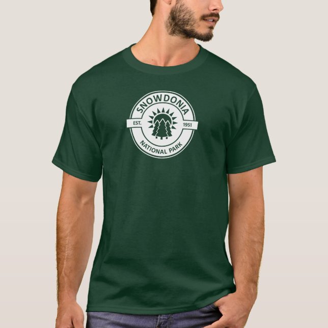 Nationalpark Snowdonia T-Shirt (Vorderseite)