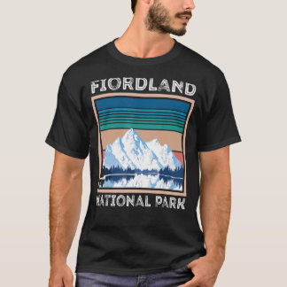 Nationalpark Souvenir Fiordland Neuseeland Tourism T-Shirt