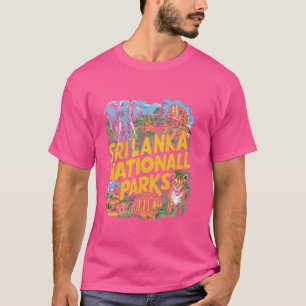 Nationalpark Sri Lanka Indien Elefanten reisen Vac T-Shirt