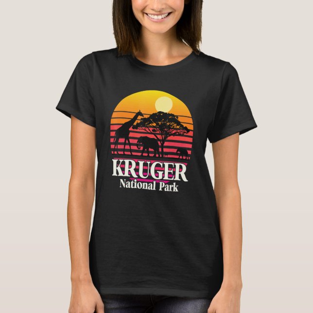 Nationalpark Südafrika Safari Kruger Elephant T-Shirt (Vorderseite)