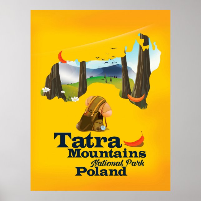 Nationalpark Tatra Mountains, Polen Poster (Vorne)