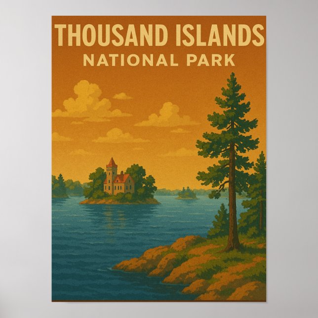 Nationalpark Tausend Inseln Poster (Vorne)