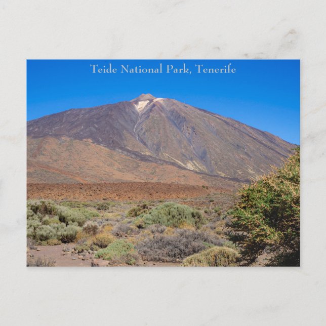 Nationalpark Teide, Teneriffa Postkarte (Vorderseite)