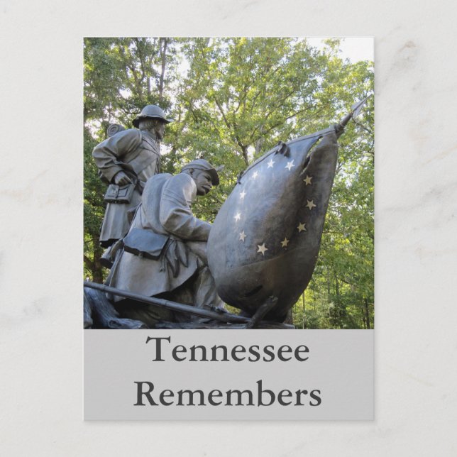 Nationalpark Tennessee Denkmal Shiloh Postkarte (Vorderseite)