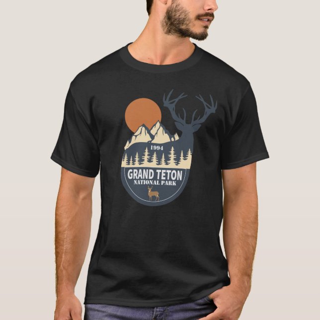 Nationalpark Teton T-Shirt (Vorderseite)