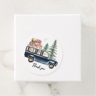 Nationalpark Thema van Aufkleber Kreis Geschenkanhänger