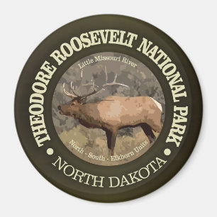 Nationalpark Theodore Roosevelts (Elche) Magnet
