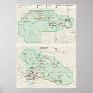 Nationalpark Theodore Roosevelts Poster