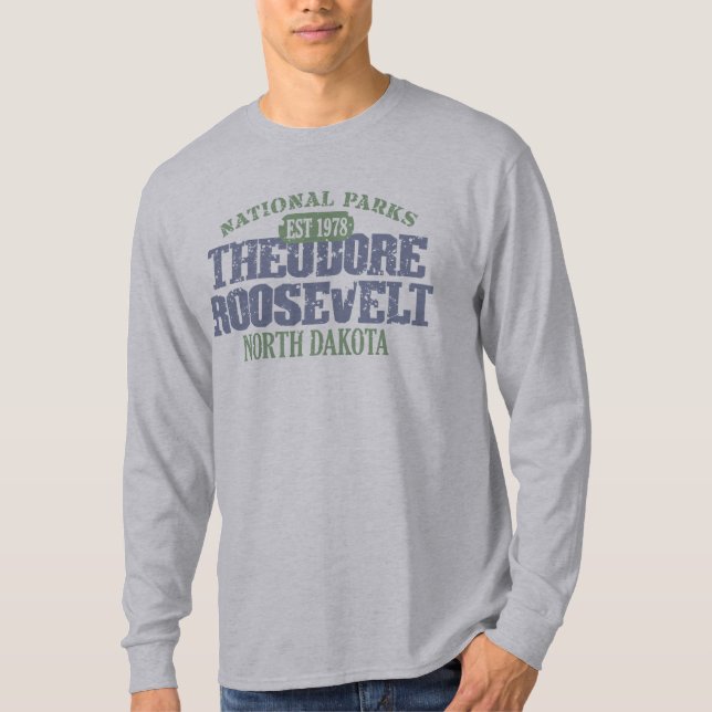 Nationalpark Theodore Roosevelts T-Shirt (Vorderseite)