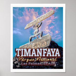 NATIONALPARK TIMANFAYA - KANARISCHE INSELN SPANIEN POSTER