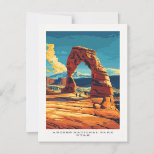 Nationalpark Utah - Parco Civico-Ciani Postkarte