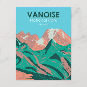 Nationalpark Vanoise Frankreich Vintage Postkarte