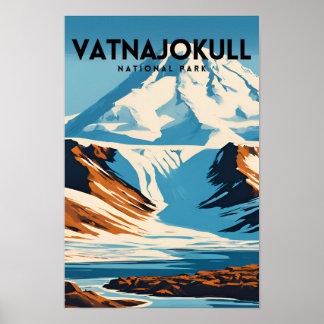 Nationalpark Vatnajokull Poster