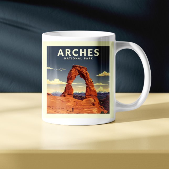 Nationalpark Vintag Arches Kaffeetasse (Von Creator hochgeladen)