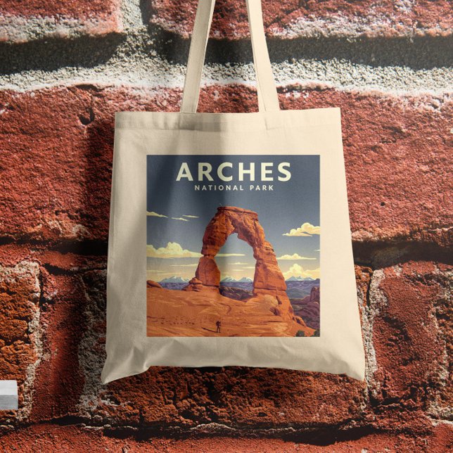 Nationalpark Vintag Arches Tragetasche (Von Creator hochgeladen)