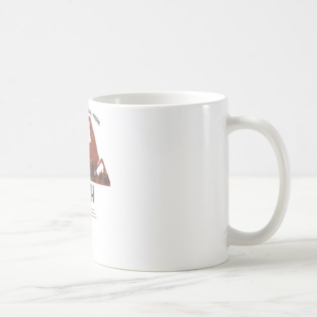 Nationalpark Vintag Arches Utah Kaffeetasse (Rechts)
