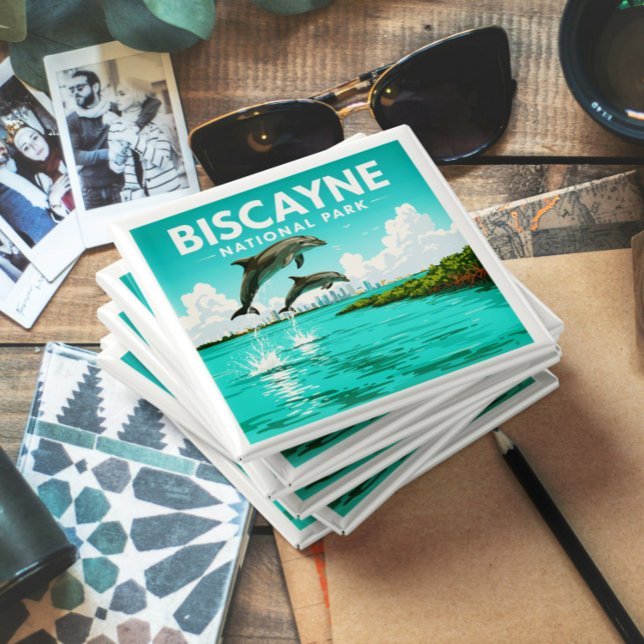 Nationalpark Vintag Biscayne Magnet (Von Creator hochgeladen)