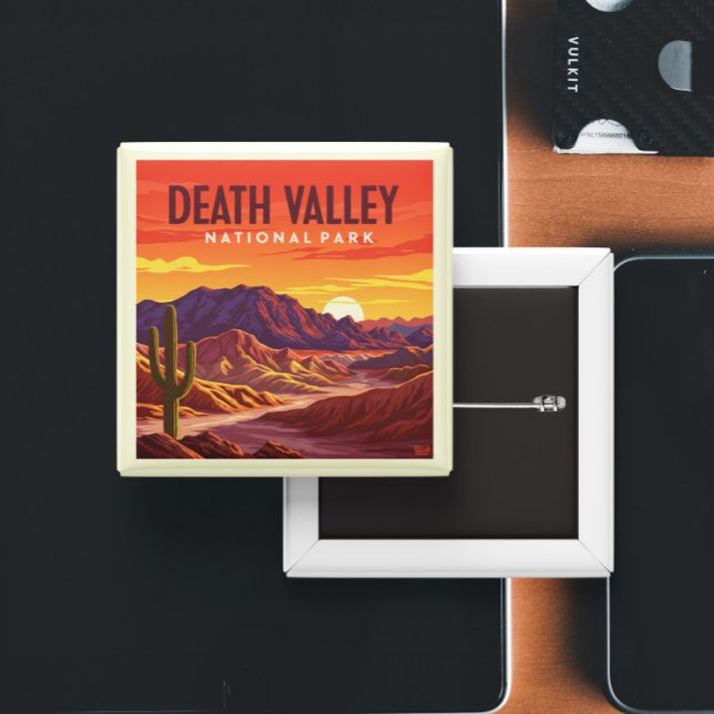 Nationalpark Vintag Death Valley Button (Von Creator hochgeladen)