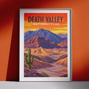 Nationalpark Vintag Death Valley Poster