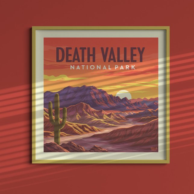 Nationalpark Vintag Death Valley Poster (Von Creator hochgeladen)