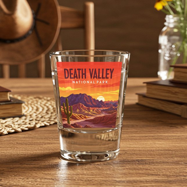 Nationalpark Vintag Death Valley Schnapsglas (Von Creator hochgeladen)