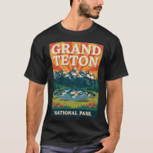 Nationalpark Vintage Grand Teton 
