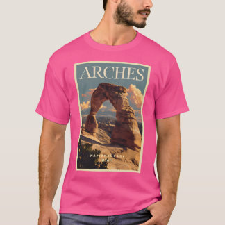 Nationalpark Vintage Reiseplakat T-Shirt