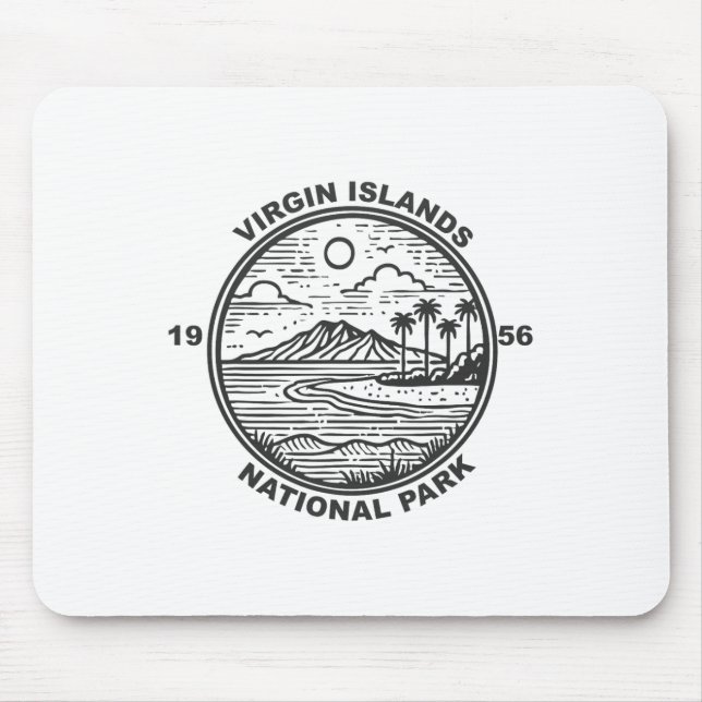 Nationalpark Virgin Islands Mousepad (Vorne)